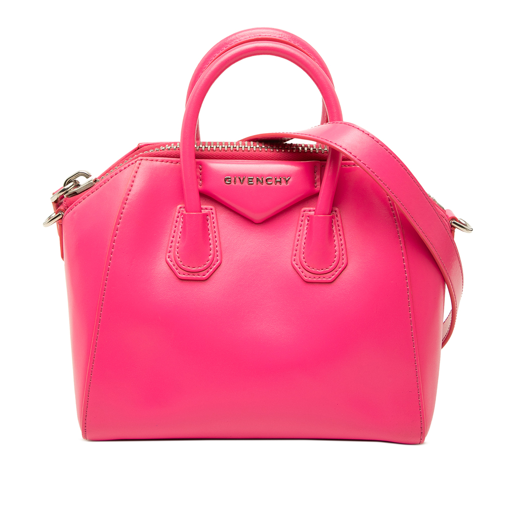 Pre-Loved Givenchy Mini Shiny Lord Calfskin Antigona Satchel
